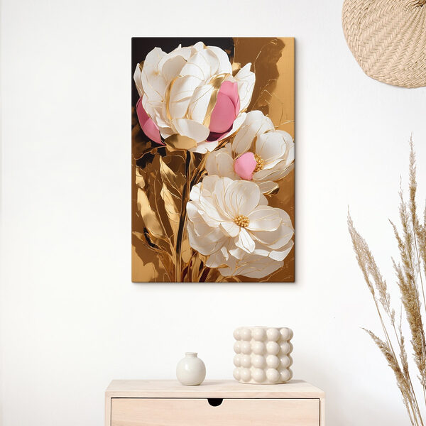Delicate bloemen in een elegant arrangement Delicate bloemen in een elegant arrangement