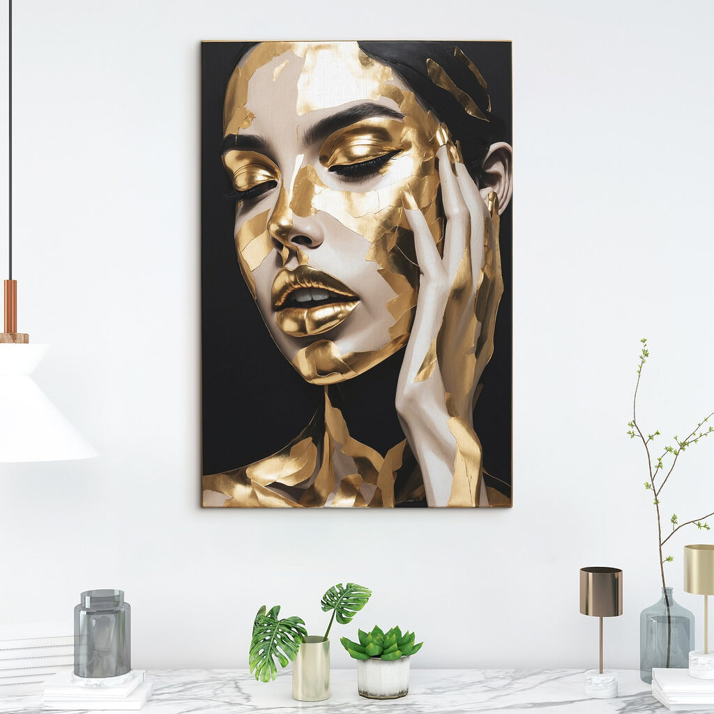 Ethereal beauty in textured art