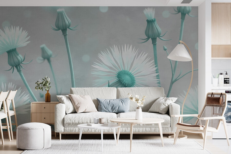 Delicate bloemen in zachte tinten