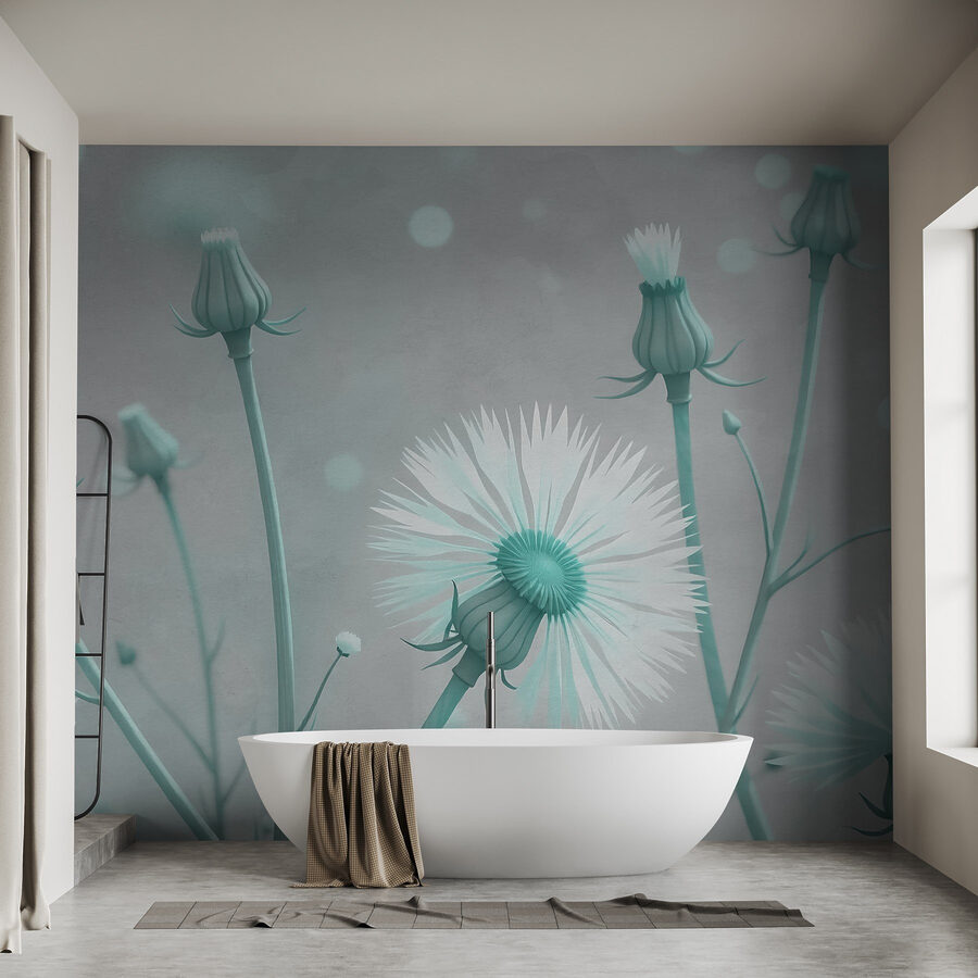 Delicate bloemen in zachte tinten