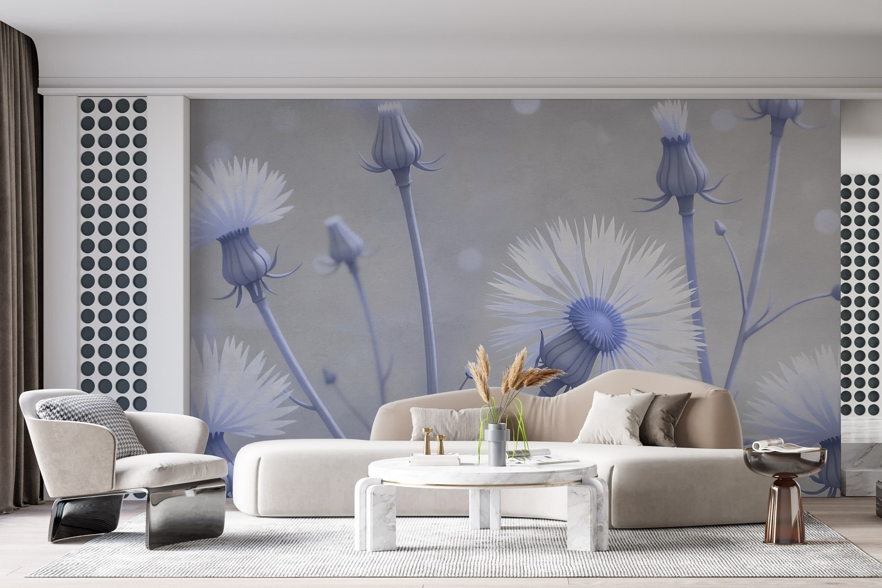 Delicate blooms in soft hues