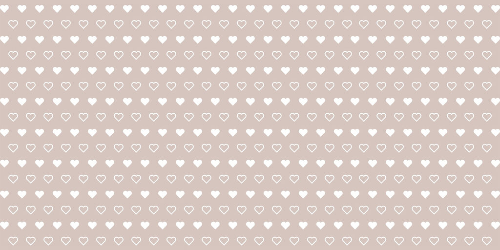 Hartenpatroon op een beige achtergrond Hartenpatroon op een beige achtergrond