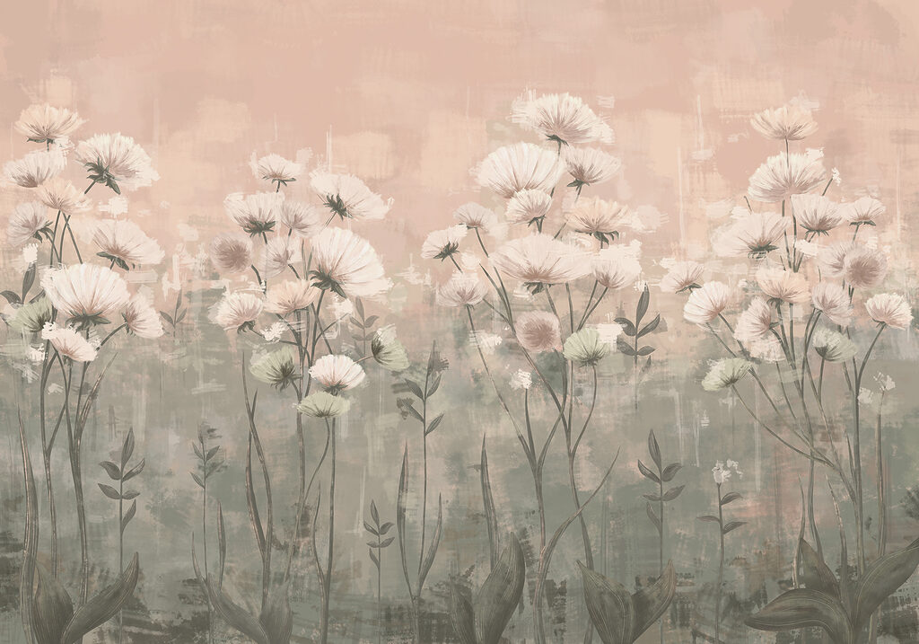 Delicate bloemen in zachte tinten. Delicate bloemen in zachte tinten.