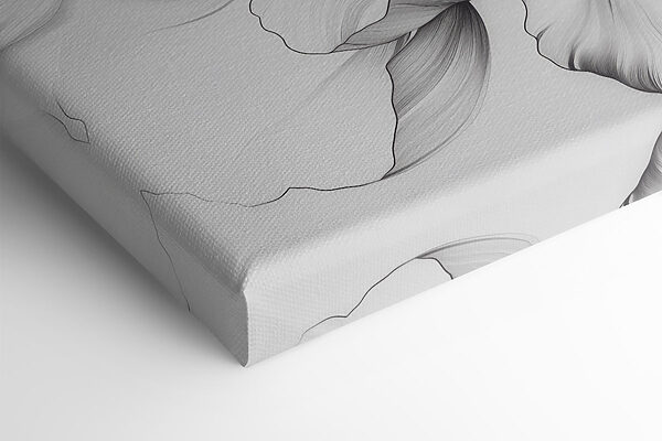 Elegant bloemenontwerp in monochrome tinten Elegant bloemenontwerp in monochrome tinten