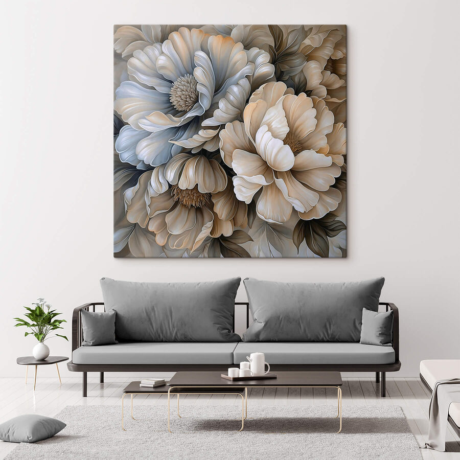 Delicate bloemen in zachte tinten