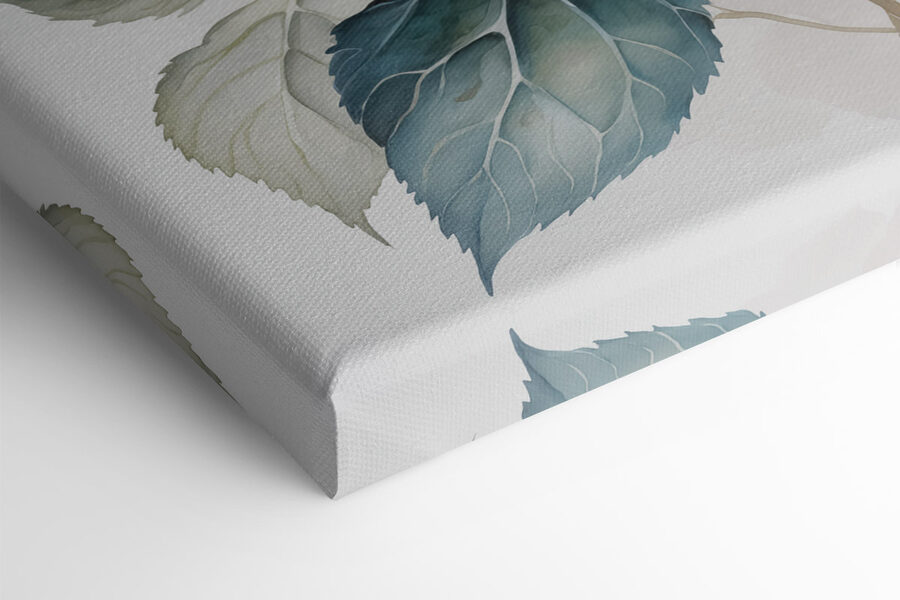 Schilderij van bloemen op een witte achtergrond