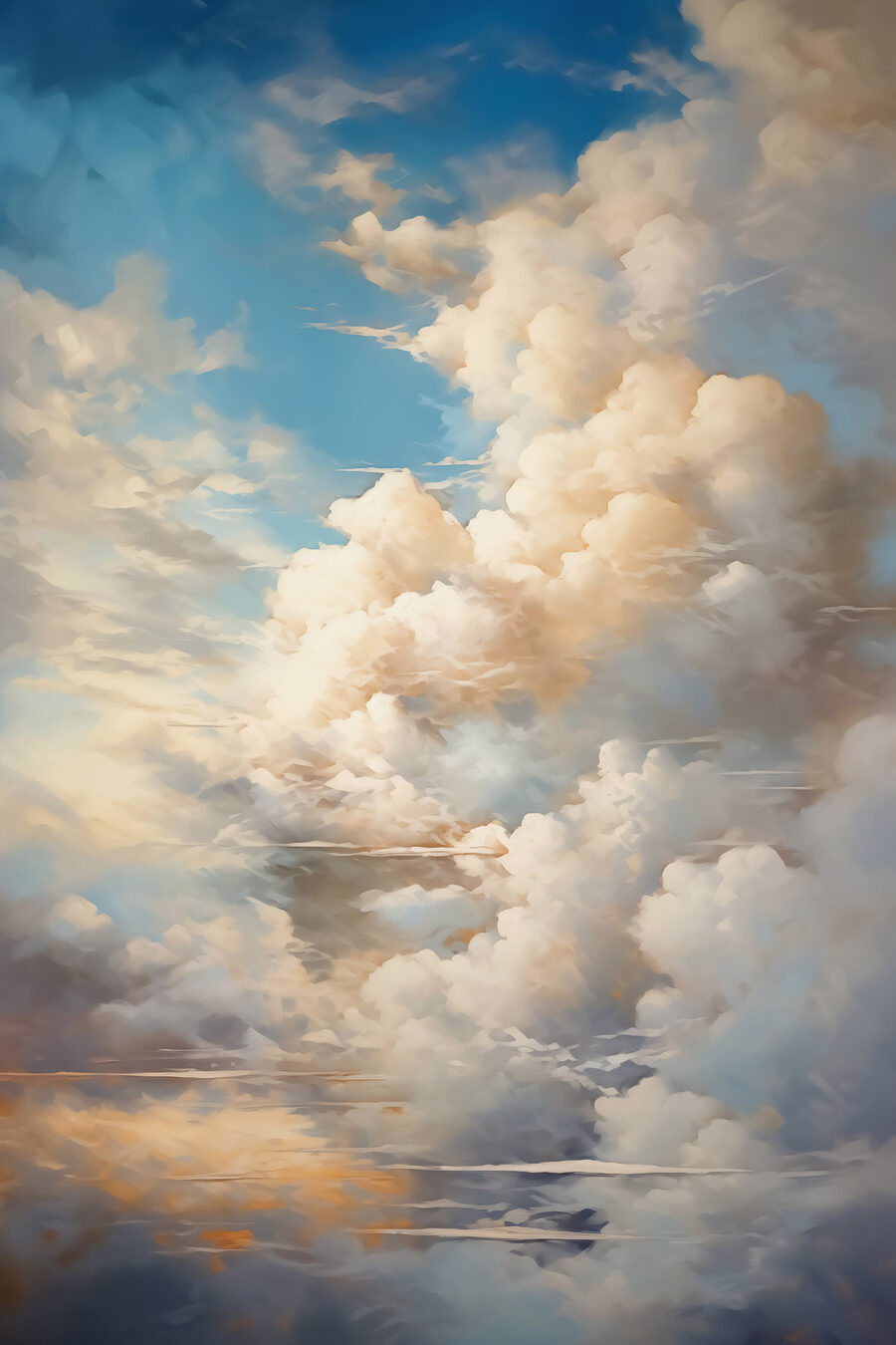 Wolken in de lucht