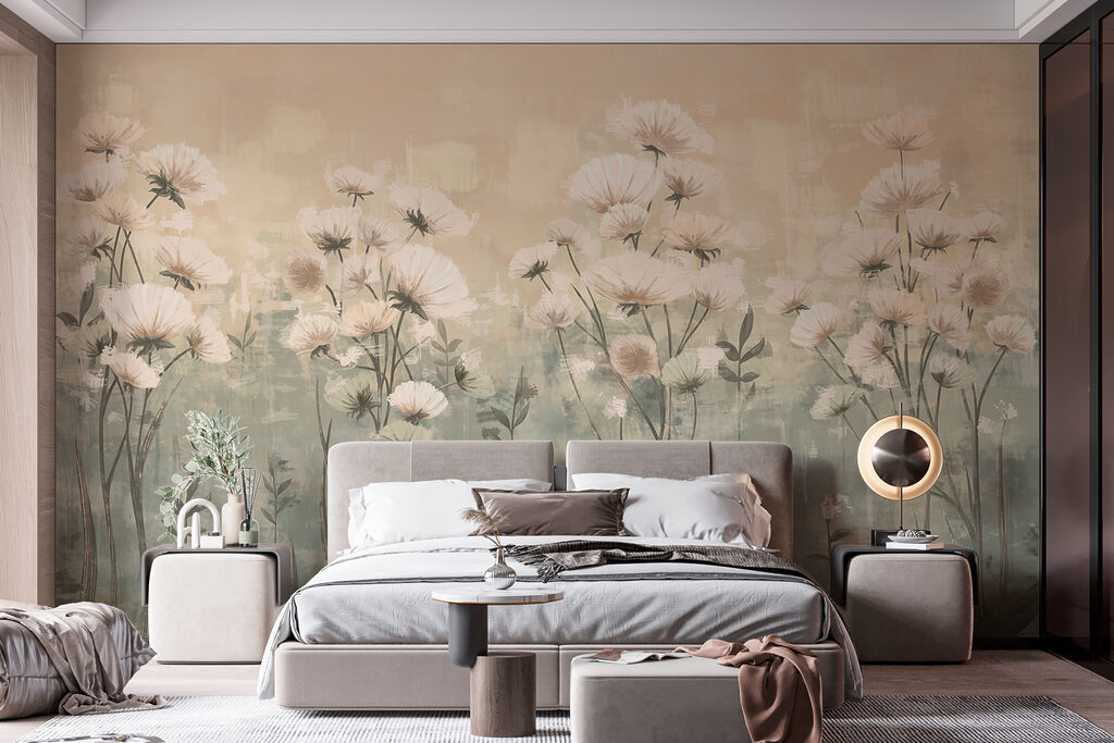 Delicate blooms in soft hues
