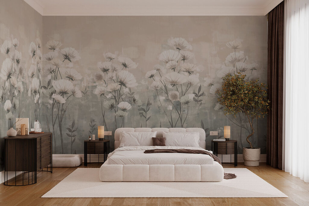 Delicate blossoms in soft tones
