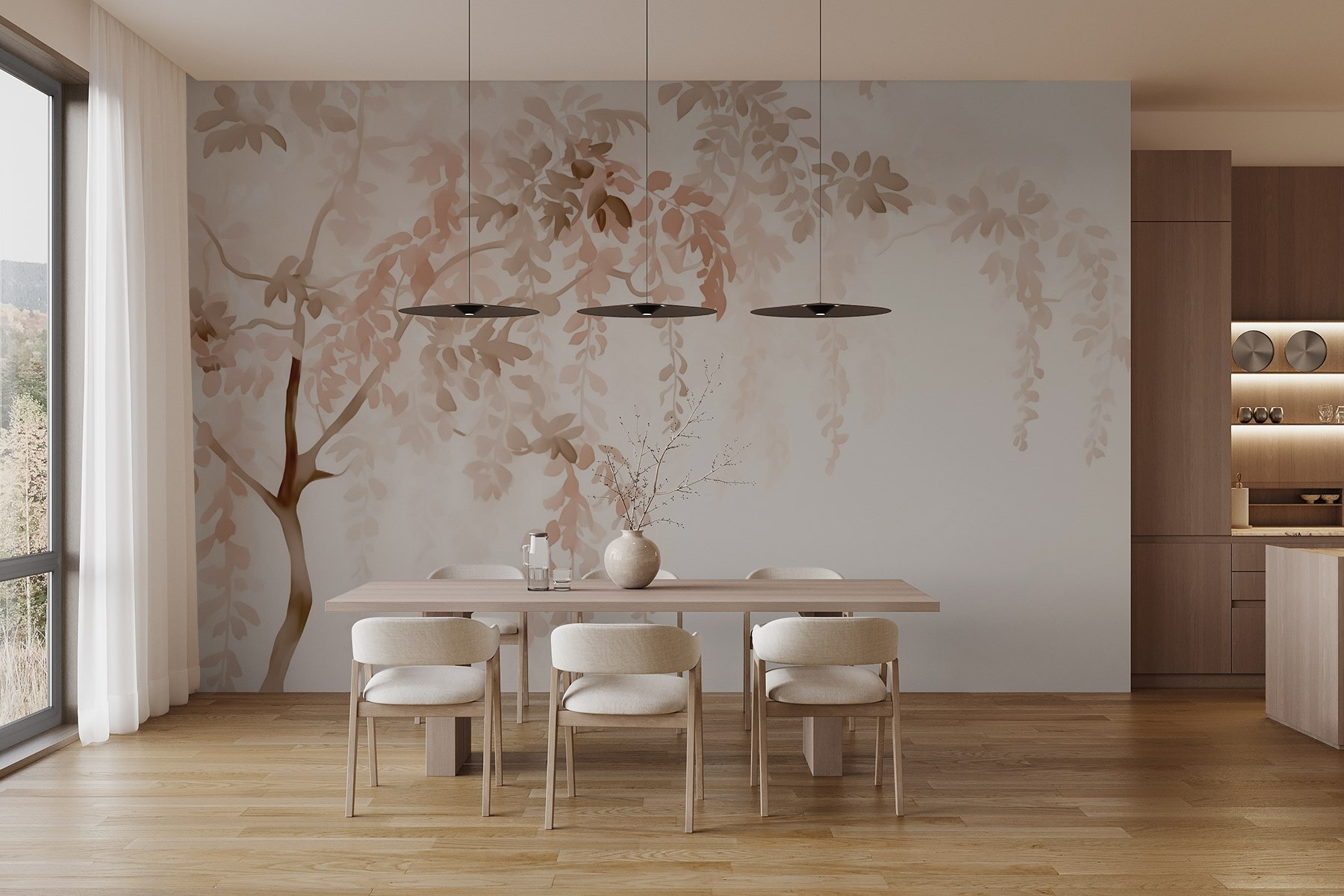 Tree branch with leaves