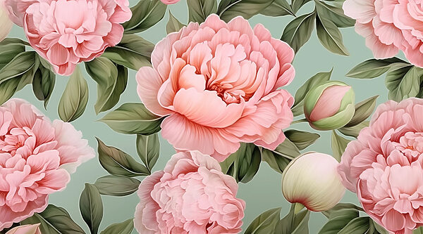 Prachtige bloemen in zachte pasteltinten Prachtige bloemen in zachte pasteltinten