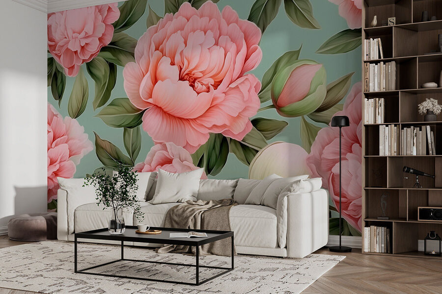 Prachtige bloemen in zachte pasteltinten