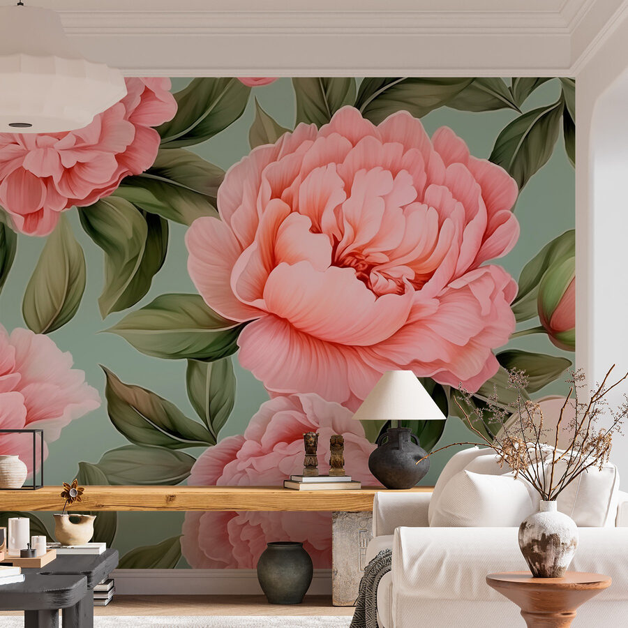 Prachtige bloemen in zachte pasteltinten