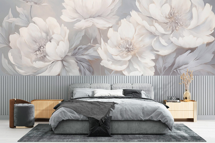 Delicate bloesems in zachte tinten