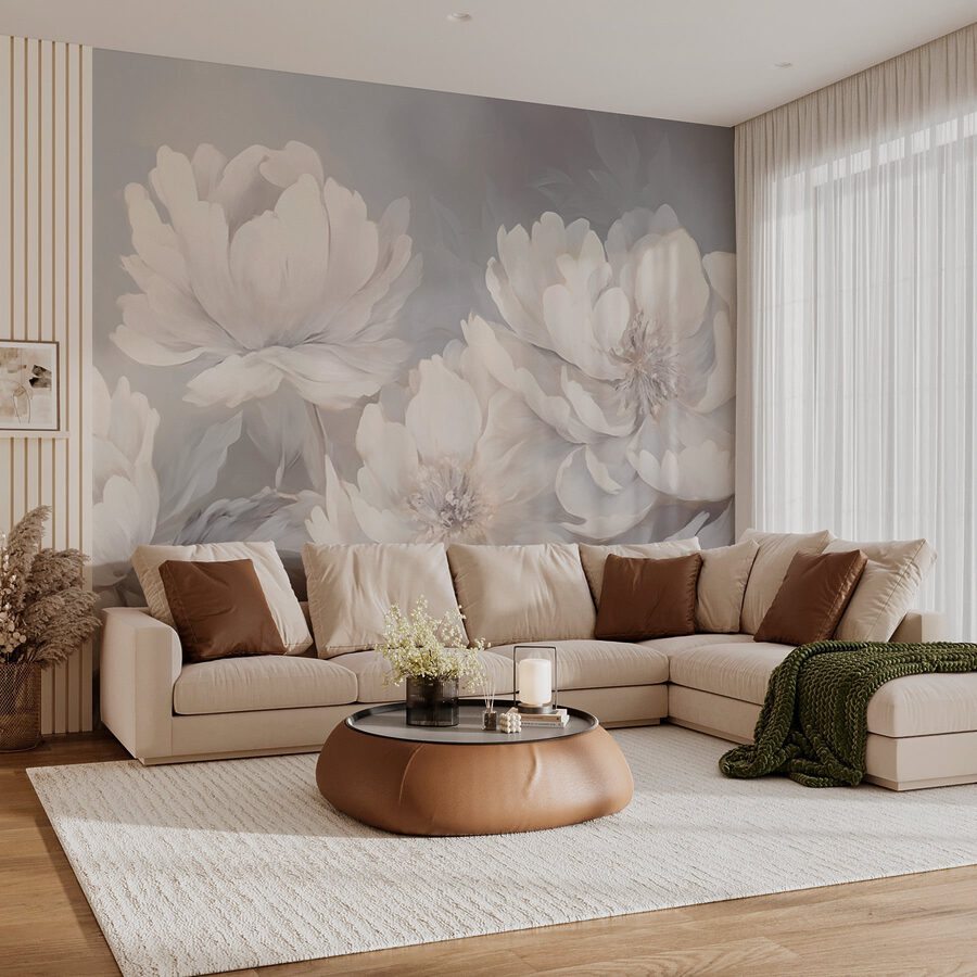 Delicate bloesems in zachte tinten