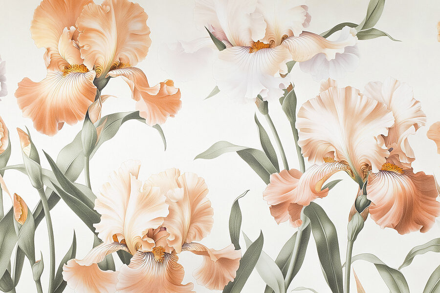 Delicate bloesems in zachte tinten