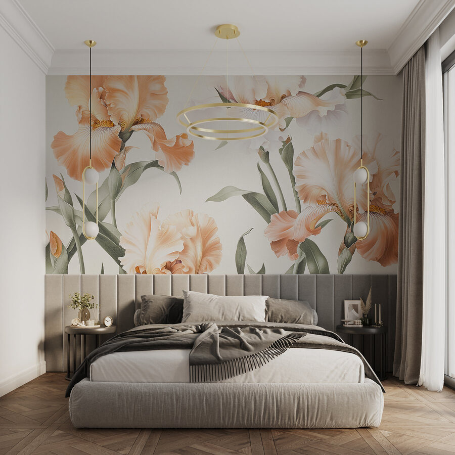 Delicate bloesems in zachte tinten