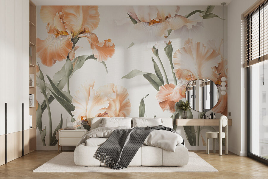 Delicate bloesems in zachte tinten