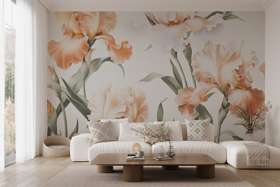 Delicate bloesems in zachte tinten