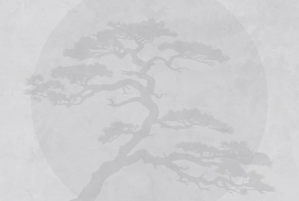 Tree with branches on a white background