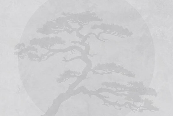 Tree with branches on a white background