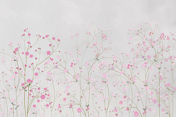 Groep roze bloemen Groep roze bloemen