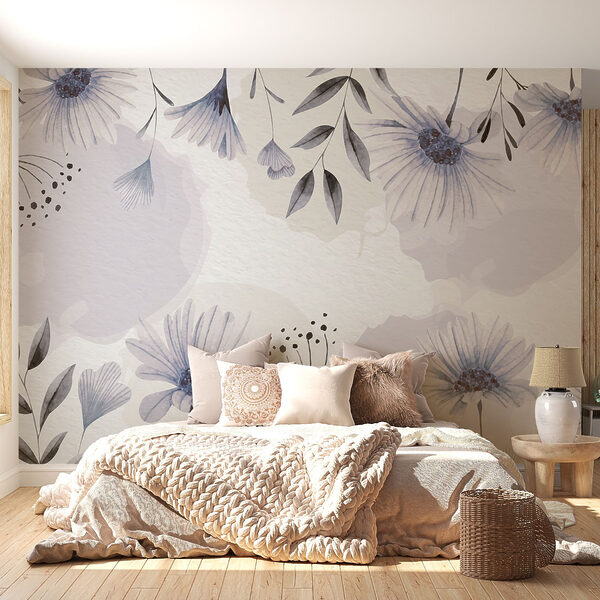 Delicaat gebloemd aquarelontwerp Delicaat gebloemd aquarelontwerp
