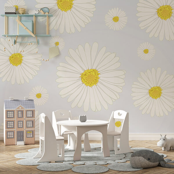 Groep witte en gele bloemen Groep witte en gele bloemen