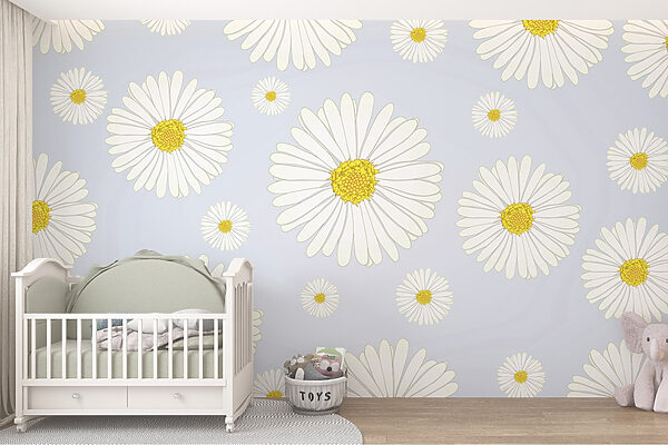 Groep witte en gele bloemen Groep witte en gele bloemen