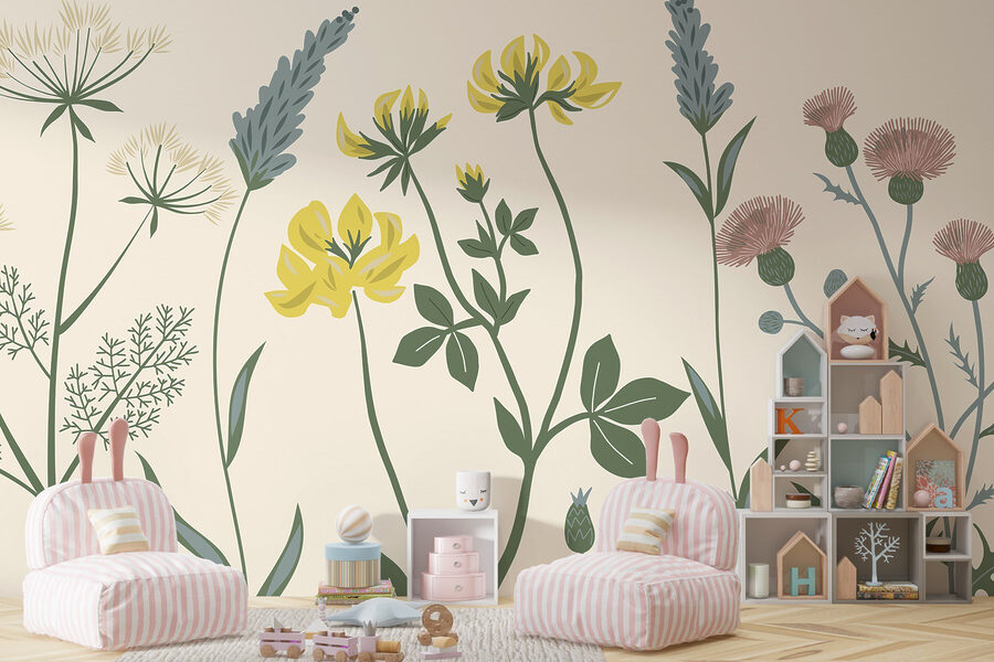 Elegant bloemstuk in zachte kleuren