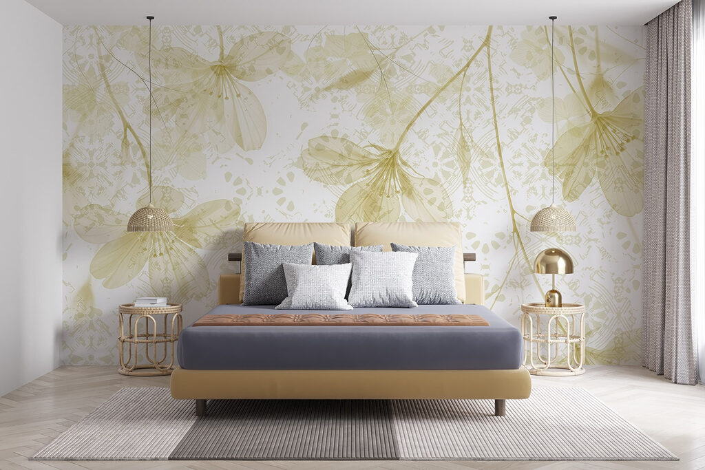 Delicate blooms in soft pastels