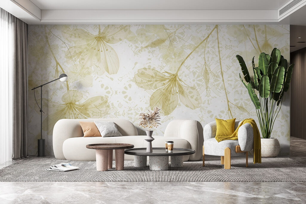Delicate blooms in soft pastels