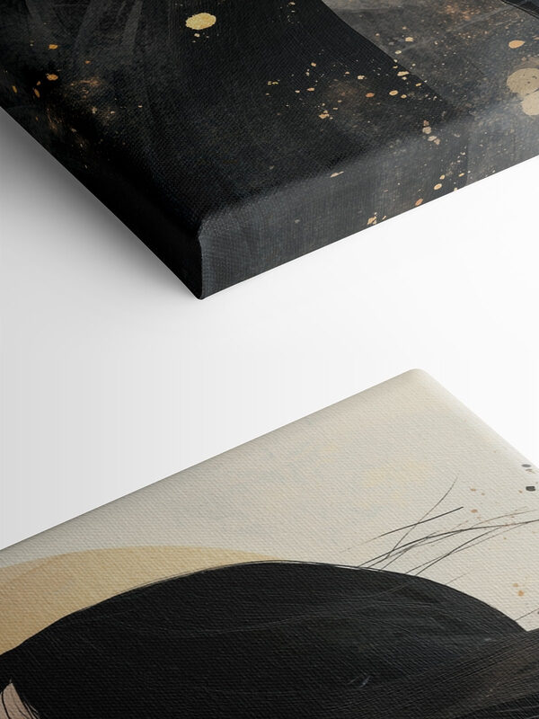 Ethereal silhouette against radiant backdrop