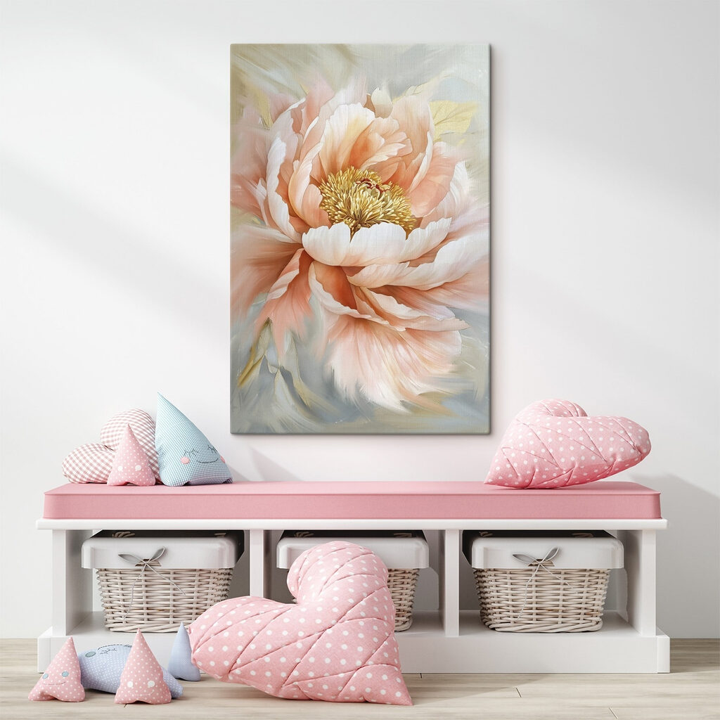 Delicate petals in soft hues