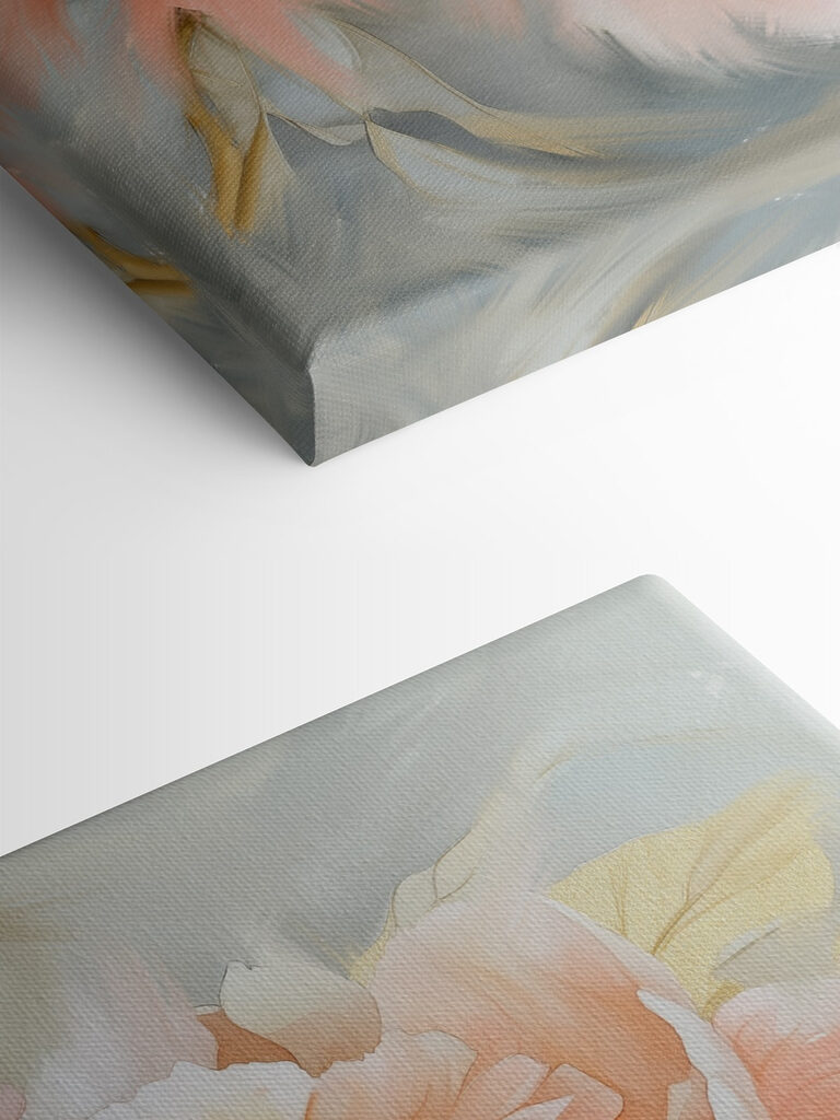 Delicate petals in soft hues