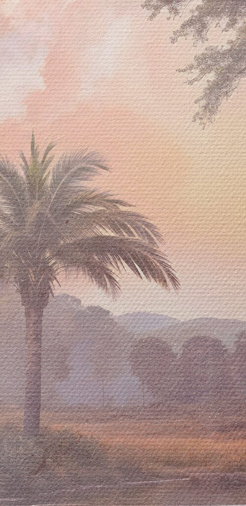 River with trees and plants