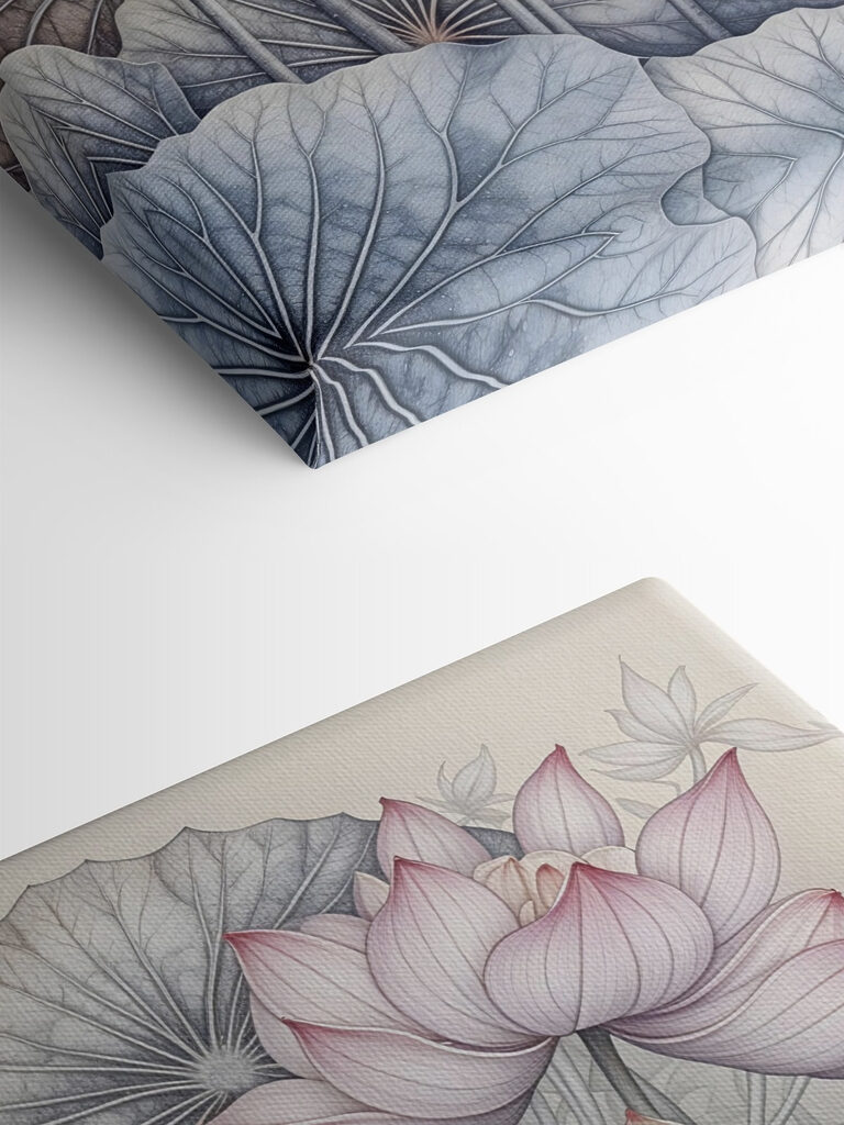 Delicate blooms in tranquil waters Delicate blooms in tranquil waters