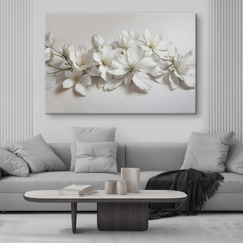 Group of white flowers