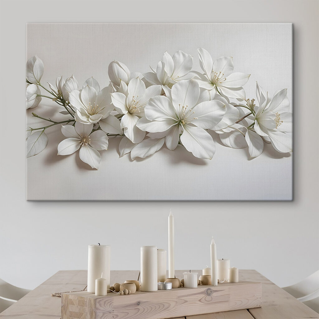 Group of white flowers