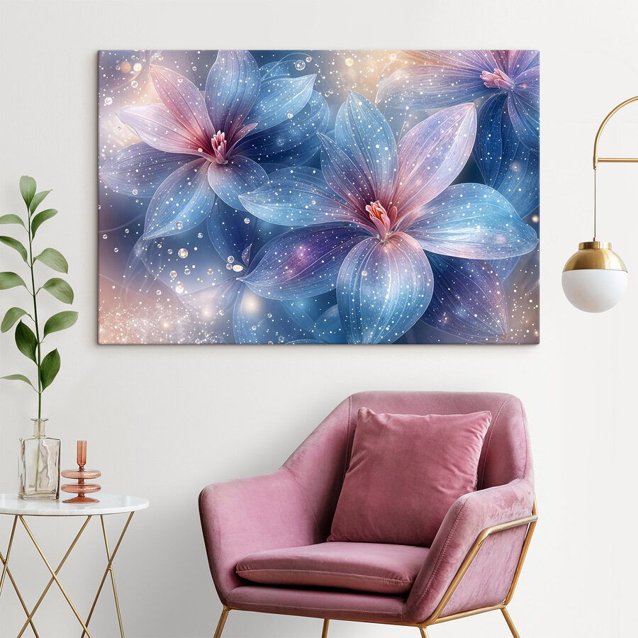 Delicate bloesems in zachte kleuren
