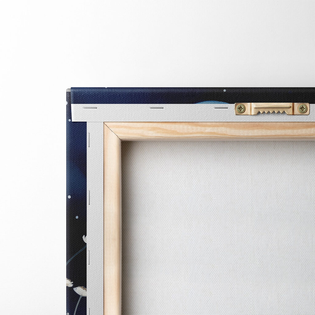 Painting of white flowers