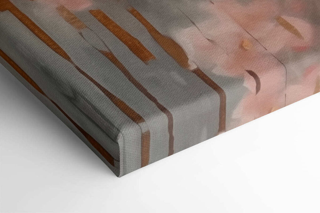 Painting of a woman with flowers in her hair