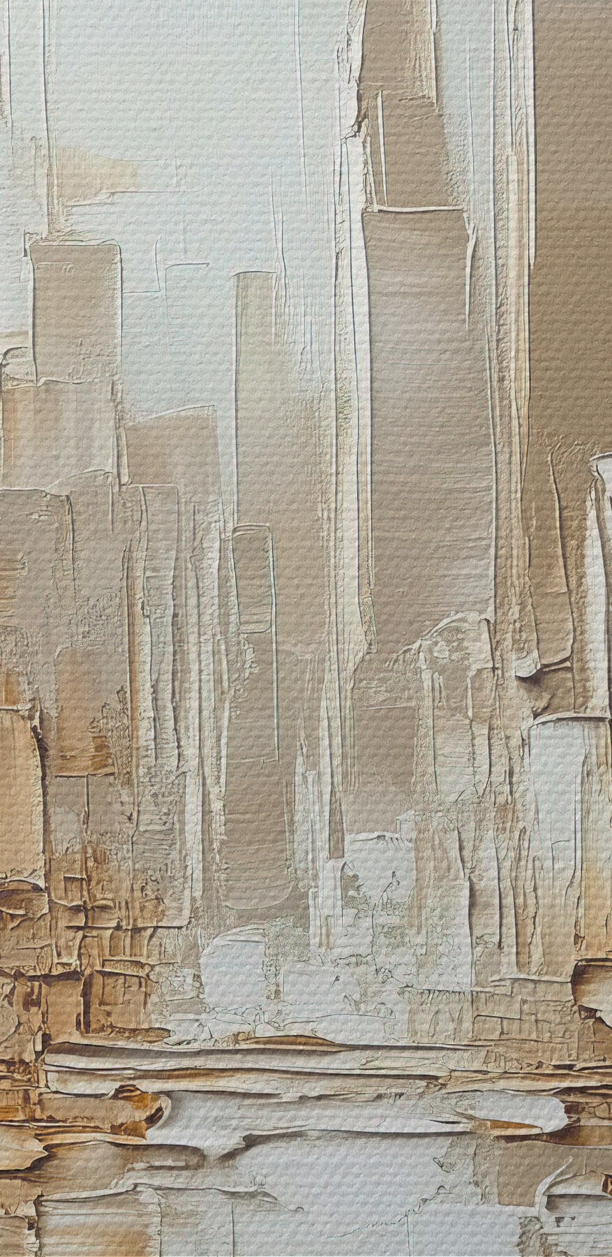 Schilderij van een stad