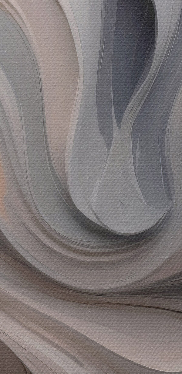 Fluid patterns in soft neutral tones