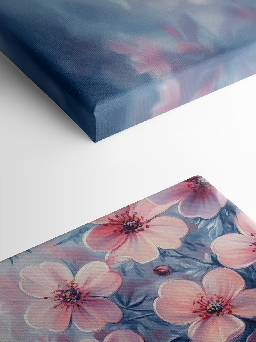 Delicate bloesems in zachte tinten