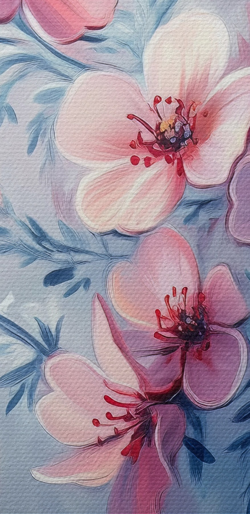 Delicate bloesems in zachte tinten