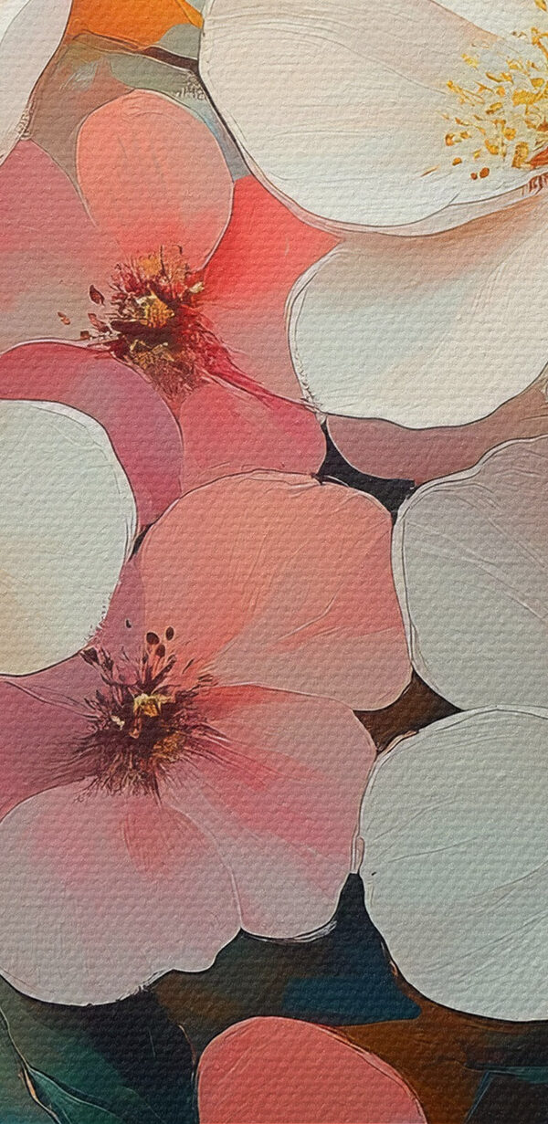 Groep bloemen op een tak s42330pzvl 600x1231 - Groep bloemen op een tak