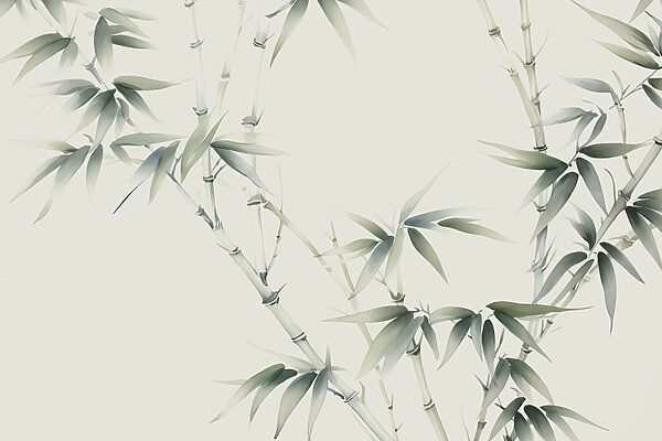 Natuurlijke elegantie in een bamboe arrangement Natuurlijke elegantie in een bamboe arrangement