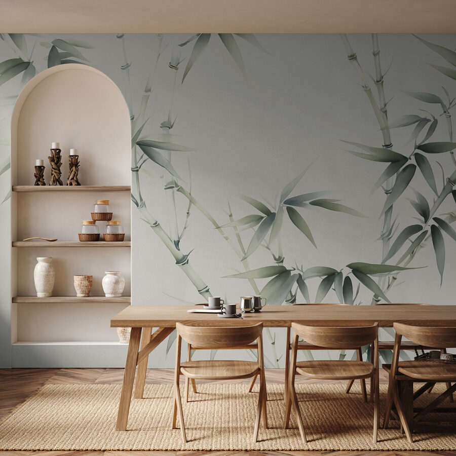Natuurlijke elegantie in een bamboe arrangement