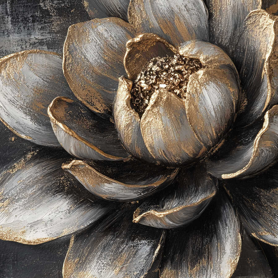 Elegant bloemmotief met opvallende accenten